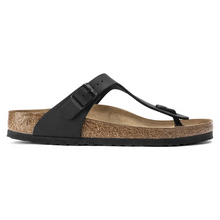 Load image into Gallery viewer, BIRKENSTOCK GIZEH BLACK BIRKO-FLOR