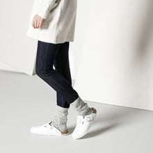 Load image into Gallery viewer, BIRKENSTOCK WOMENS COTTON SLUB SOCK GREY