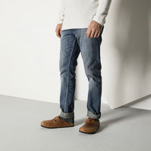 Load image into Gallery viewer, BIRKENSTOCK MENS COTTON SLUB SOCK BLACK