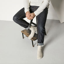 Load image into Gallery viewer, BIRKENSTOCK MENS COTTON SLUB SOCK BEIGE