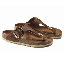 Load image into Gallery viewer, BIRKENSTOCK GIZEH BIG BUCKLE COGNAC OILED LEATHER