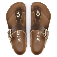 Load image into Gallery viewer, BIRKENSTOCK GIZEH BIG BUCKLE COGNAC OILED LEATHER