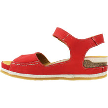 Load image into Gallery viewer, ON FOOT 203 PLATFORM SANDAL RED