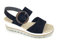 Load image into Gallery viewer, GABOR 24645 PLATFORM WEDGE BLACK