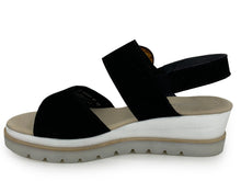 Load image into Gallery viewer, GABOR 24645 PLATFORM WEDGE BLACK