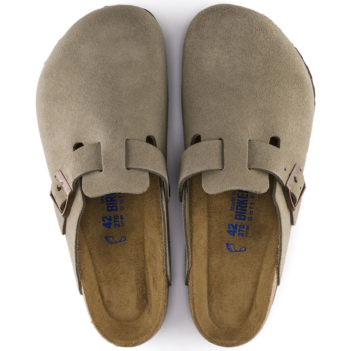 NWT Ｂirkenstock Boston Soft shops Footbed Suede Clog Size 40