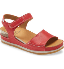 Load image into Gallery viewer, ON FOOT 203 PLATFORM SANDAL RED