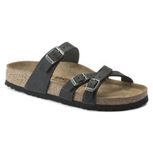 Load image into Gallery viewer, Franca Black Leather Birkenstock