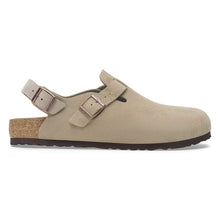 Load image into Gallery viewer, BIRKENSTOCK TOKIO WOMENS TAUPE SUEDE
