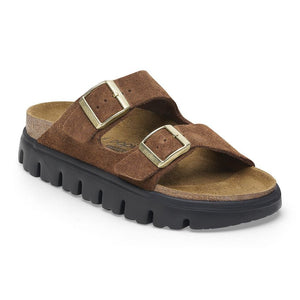 BIRKENSTOCK ARIZONA CHUNKY PLATFORM DARK TEA