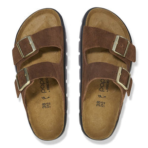 BIRKENSTOCK ARIZONA CHUNKY PLATFORM DARK TEA