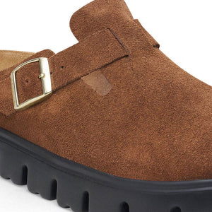 BIRKENSTOCK BOSTON CHUNKY DARK TEA