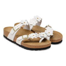 Load image into Gallery viewer, BIRKENSTOCK MAYARI FLOWER WHITE

