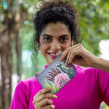 Load image into Gallery viewer, ANUSCHKA 1107 ZIP POUCH DESERT GARDEN
