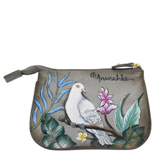 Load image into Gallery viewer, ANUSCHKA 1107 ZIP POUCH WINGS OF PEACE
