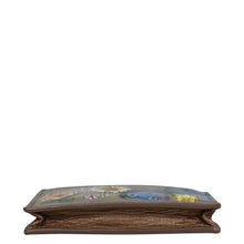 Load image into Gallery viewer, ANUSCHKA 1183 CARD CASE BUTTERFLY BLOOMS BRONZE
