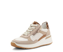 Load image into Gallery viewer, ARA GARDENIA LEATHER SNEAKER SHELL MULTI (CLEARANCE FINAL SALE)
