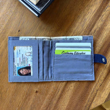 Load image into Gallery viewer, MALIA DESIGNS SQUARE ELEPHANT WALLET NAVY
