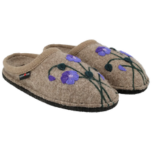 Load image into Gallery viewer, HAFLINGER VIOLA SLIPPER EARTH
