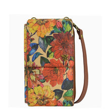 Load image into Gallery viewer, ANUSCHKA 1978 PHONE WALLET CAMELIA TAN
