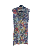 Load image into Gallery viewer, SHANA APPAREL 25013 SLEEVELESS DRESS BLUE
