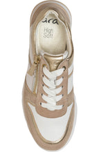 Load image into Gallery viewer, ARA NEVADA 3 LEATHER SNEAKER WHITE
