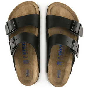 BIRKENSTOCK ARIZONA BLACK BIRKO-FLOR