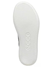 Load image into Gallery viewer, ECCO SOFT ZERO WOMENS LEATHER SNEAKER BLACK

