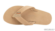 Load image into Gallery viewer, RAINBOW SANDALS PREMIER LEATHER SINGLE LAYER MENS FLIP FLOP SIERRA BROWN
