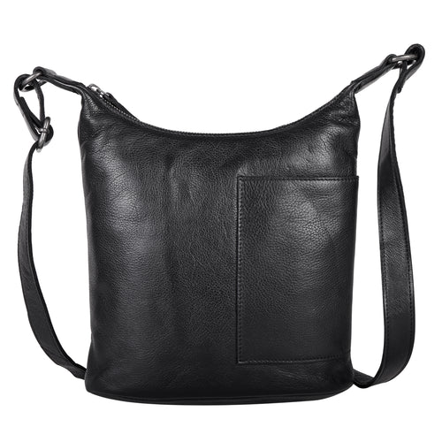 LATICO LEATHERS KERRY CROSSBODY BLACK (SALE 20% OFF)
