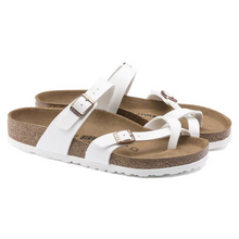 Load image into Gallery viewer, BIRKENSTOCK MAYARI WHITE BIRKO-FLOR
