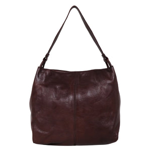 LATICO LEATHERS LYONS SHOULDER BAG BROWN (SALE 20% OFF)