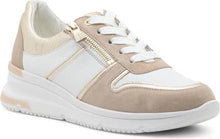 Load image into Gallery viewer, ARA NEVADA 3 LEATHER SNEAKER WHITE
