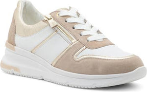 ARA NEVADA 3 LEATHER SNEAKER WHITE