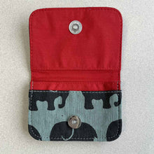 Load image into Gallery viewer, MALIA DESIGNS ELEPHANT CARDHOLDER NAVY
