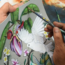 Load image into Gallery viewer, ANUSCHKA 1107 ZIP POUCH WINGS OF PEACE
