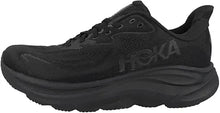 Load image into Gallery viewer, HOKA CLIFTON 10 MENS BLACK/BLACK

