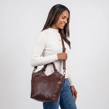 Load image into Gallery viewer, LATICO LEATHERS NASH HANDBAG BROWN
