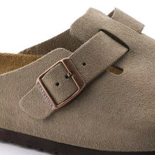 Load image into Gallery viewer, BIRKENSTOCK BOSTON TAUPE SUEDE LEATHER NARROW
