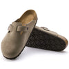 BIRKENSTOCK BOSTON TAUPE SUEDE LEATHER NARROW