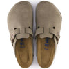 BIRKENSTOCK BOSTON TAUPE SUEDE LEATHER NARROW