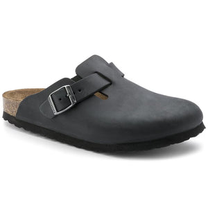 BIRKENSTOCK BOSTON BLACK OILED LEATHER