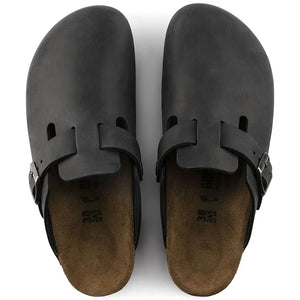 BIRKENSTOCK BOSTON BLACK OILED LEATHER