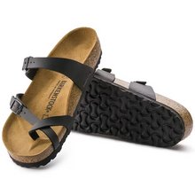 Load image into Gallery viewer, BIRKENSTOCK MAYARI BLACK BIRKO-FLOR
