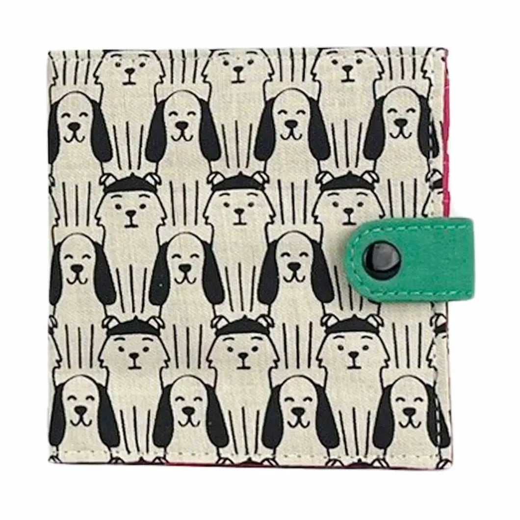 MALIA DESIGNS SQUARE DOG WALLET BLACK