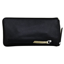 Load image into Gallery viewer, ILI NEW YORK LEATHER EYEGLASS CASE BLACK/LIGHT GOLD
