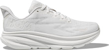 Load image into Gallery viewer, HOKA CLIFTON 9 WOMENS WHITE/WHITE
