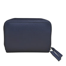 Load image into Gallery viewer, ILI NEW YORK 6714 DOUBLE ZIP ACCORDION WALLET NAVY
