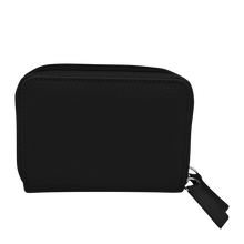 Load image into Gallery viewer, ILI NEW YORK 6714 DOUBLE ZIP CARD HOLDER BLACK
