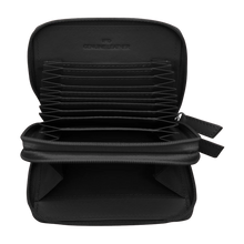 Load image into Gallery viewer, ILI NEW YORK 6714 DOUBLE ZIP CARD HOLDER BLACK
